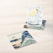 本願寺富士山木版画の日本の絶景 スクエアペーパーコースター (インサイチュ)