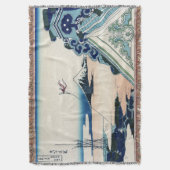 本願寺富士山木版画の日本の絶景 スローブランケット (正面縦)