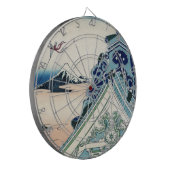 本願寺富士山木版画の日本の絶景 ダーツボード (正面左)