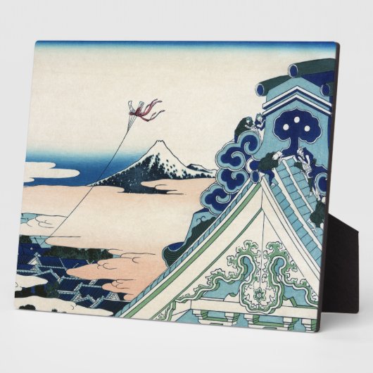 本願寺富士山木版画の日本の絶景 フォトプラーク (側面)