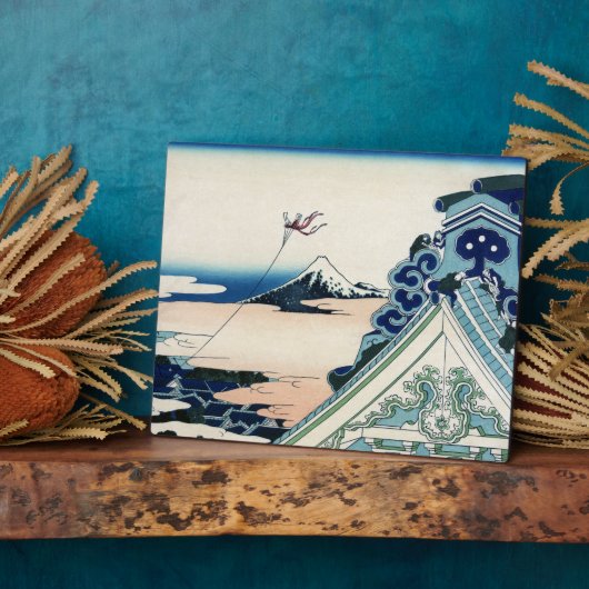 本願寺富士山木版画の日本の絶景 フォトプラーク (側面)