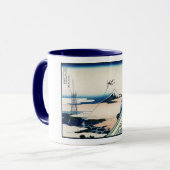 本願寺富士山木版画の日本の絶景 マグカップ (正面左)