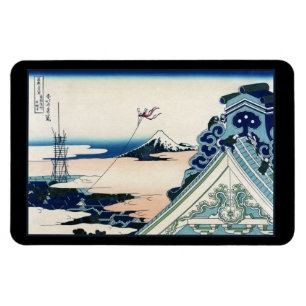 本願寺富士山木版画の日本の絶景 マグネット