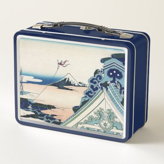 本願寺富士山木版画の日本の絶景 メタルランチボックス (裏面)