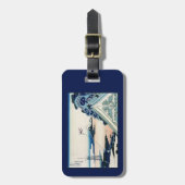 本願寺富士山木版画の日本の絶景 ラゲッジタグ (正面縦)