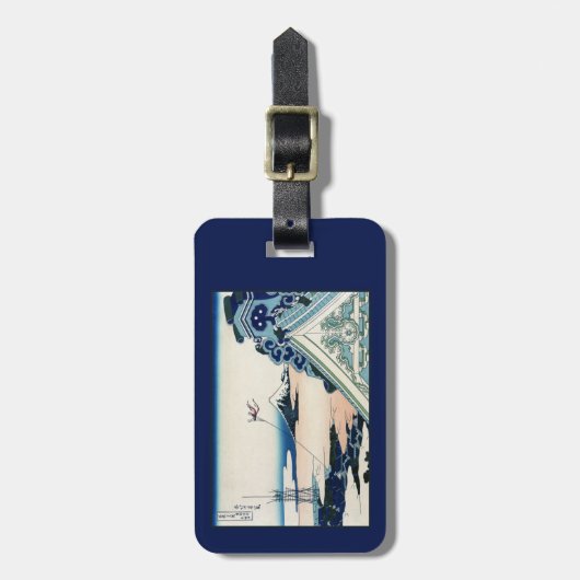 本願寺富士山木版画の日本の絶景 ラゲッジタグ (正面縦)