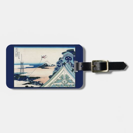 本願寺富士山木版画の日本の絶景 ラゲッジタグ (正面横)