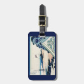 本願寺富士山木版画の日本の絶景 ラゲッジタグ (正面縦)