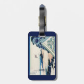 本願寺富士山木版画の日本の絶景 ラゲッジタグ (裏面縦)