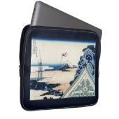 本願寺富士山木版画の日本の絶景 ラップトップスリーブ (正面右)