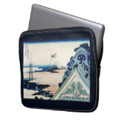 本願寺富士山木版画の日本の絶景 ラップトップスリーブ (正面左)