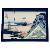 本願寺富士山木版画の日本の絶景 ラージペーパーバッグ (正面)