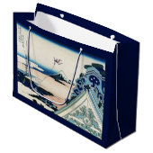 本願寺富士山木版画の日本の絶景 ラージペーパーバッグ (正面アングル)