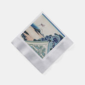 本願寺富士山木版画の日本の絶景 縁ありカクテルナプキン (角)