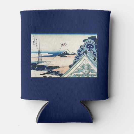 本願寺富士山木版画の日本の絶景 缶クーラー (正面)