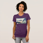 本願寺富士山木版画の日本の絶景 Tシャツ (正面フル)