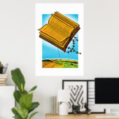 本飛んでいる凧 ポスター (ホームオフィス)