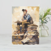 本10代の山に積み上げて 案内状 (スタンド正面)