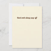 本10代の山に積み上げて 案内状 (裏面)