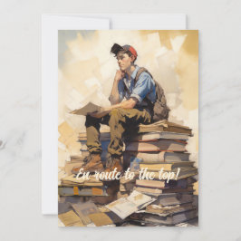 本10代の山に積み上げて 案内状