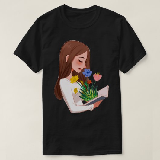 本84から生える花 Tシャツ (デザイン正面)