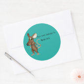 本「この本は属す」 ラウンドシール (封筒)