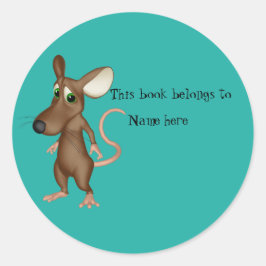 本「この本は属す」 ラウンドシール