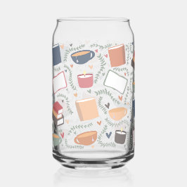 本、ろうそく、紅茶 ガラス缶