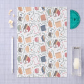 本、ろうそく、紅茶 薄葉紙 (クラフト)