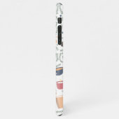 本、ろうそく、紅茶 iPhoneケース (左側)