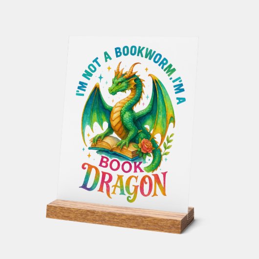 本 アクリルサイン (傾斜)