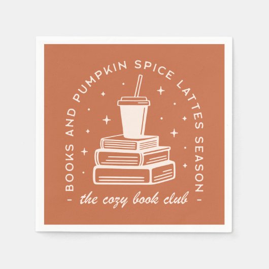 本&カボチャのスパイスシーズン スタンダードカクテルナプキン (正面)