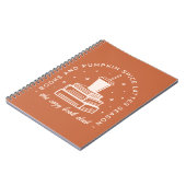 本&カボチャのスパイスシーズン ノートブック (左側)