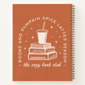 本&カボチャのスパイスシーズン ノートブック (裏面)