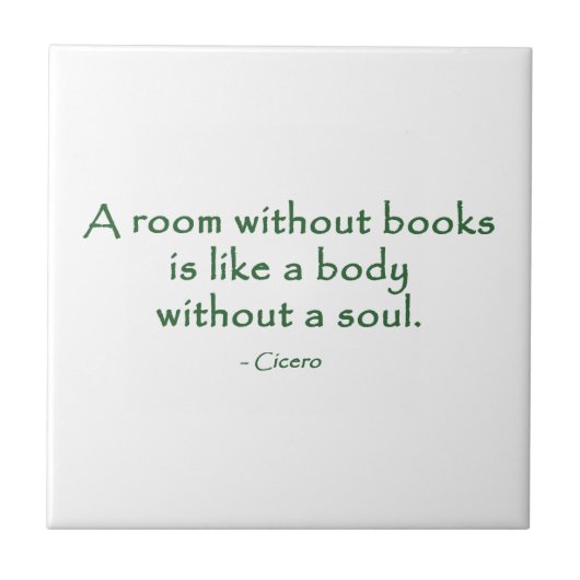 本(キケロ)のない部屋 タイル (正面)