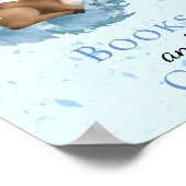 本&ギフトムーンリトルバンビブルークラウドダスト ポスター (角)