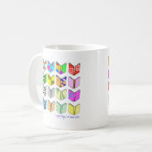 本! コーヒーマグカップ (正面左)