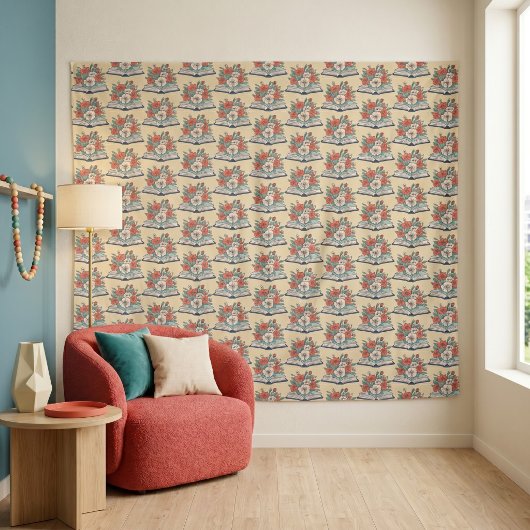 本 タペストリー