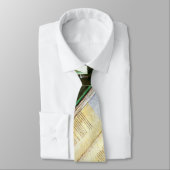 本、パイプ、グラス、Juan Gris、ヴィンテージ・キュービズム ネクタイ (タイ)