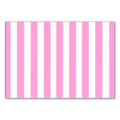 本-ピンクの白い女の子のベビーシャワーカード--を持って来て下さい テーブルナンバー (裏面)