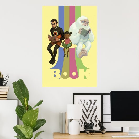 本! ポスター (ホームオフィス)