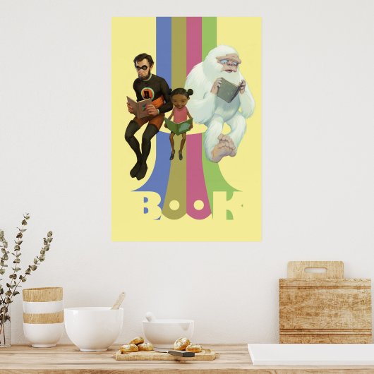 本! ポスター (キッチン)