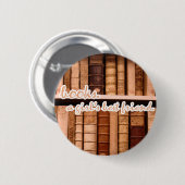 本-女の子で親友 缶バッジ (正面&裏面)