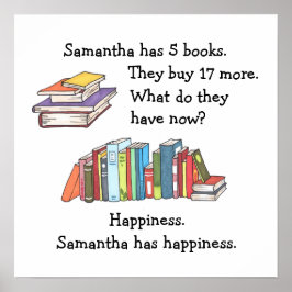 本=幸福、愛読 ポスター