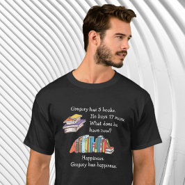 本=幸福、愛読 Tシャツ