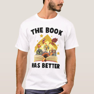 本 – 本が良かった – ドラゴン – ウィザード – ボー Tシャツ