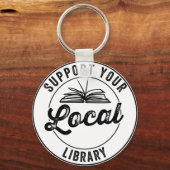 本，本，本のおたく，本の虫，読み手，文献 キーホルダー (正面)