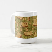 本(色3) コーヒーマグカップ (正面左)