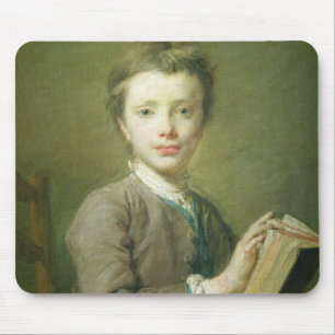 本、c.1740を持つ男の子 マウスパッド
