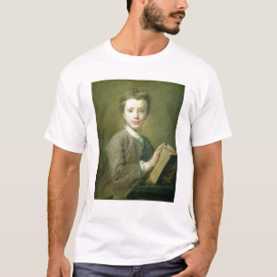 本、c.1740を持つ男の子 tシャツ